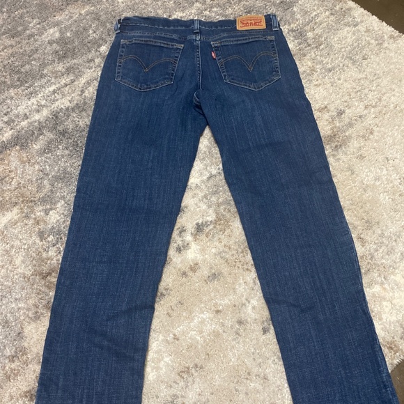 Levi Levi’s Strauss & Co boyfriend cropped womens blue jeans size 27 60% cotton - Picture 8 of 11
